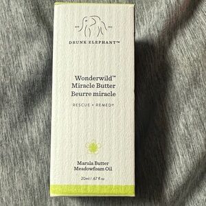 Drunk Elephant Wonderwild Miracle Butter - White and Lime Accents
